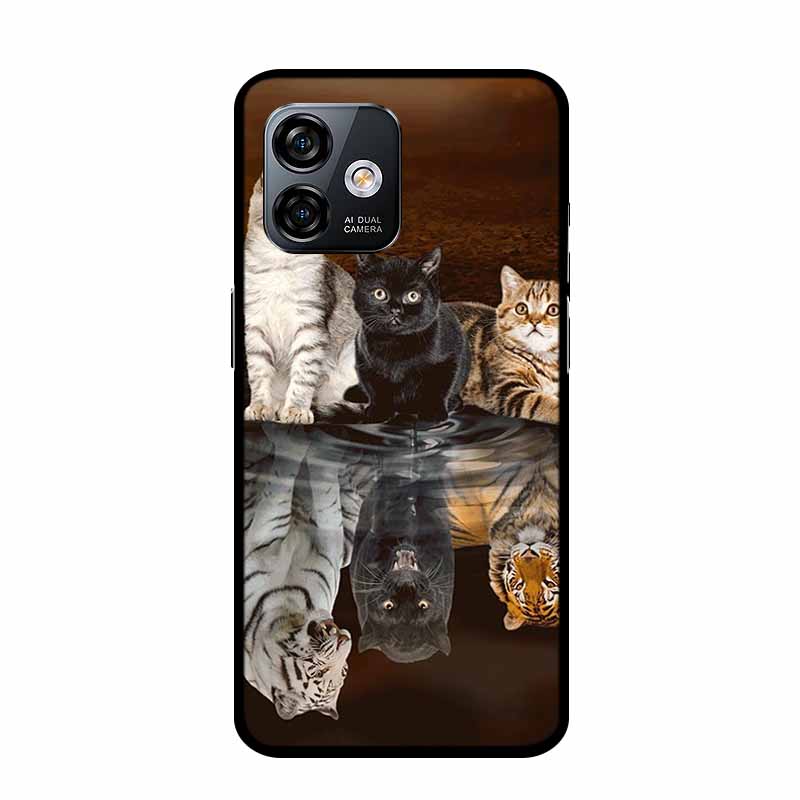 Phone Cover For Ulefone Note 16 Pro Case Note16pro Lovely Soft TPU Painted Cat Silicone Fundas for Ulefone Note16 Pro 6.52''