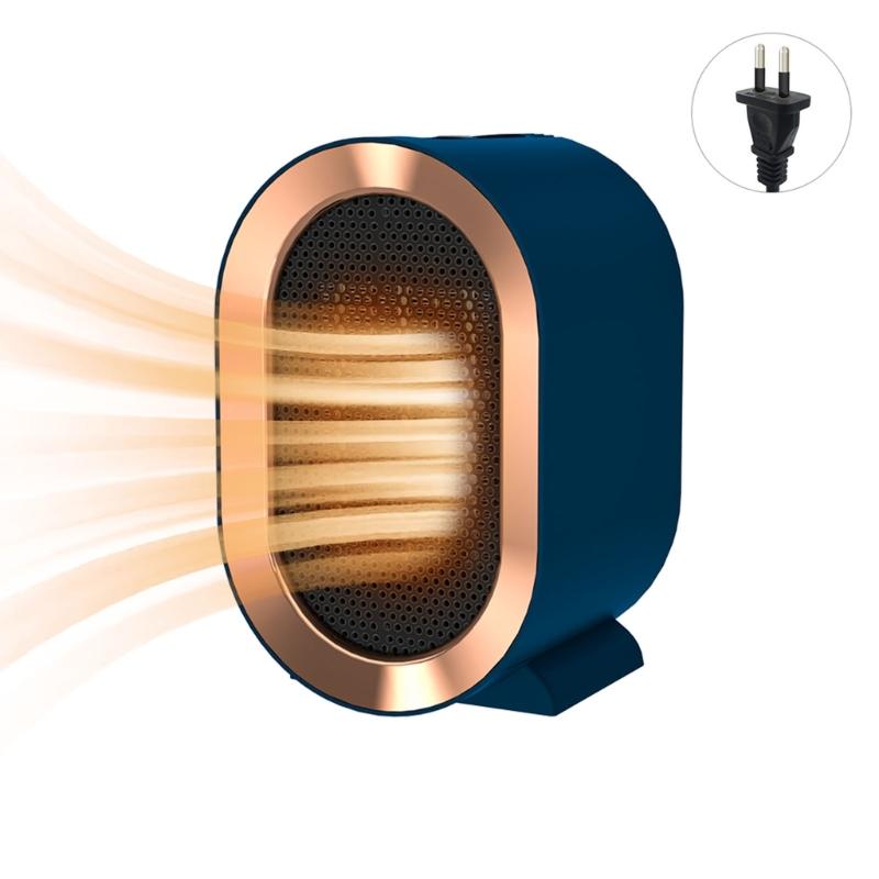 2-ступенчатый регулируемый небольшой обогреватель, портативный тепловентилятор для использования в помещении дома