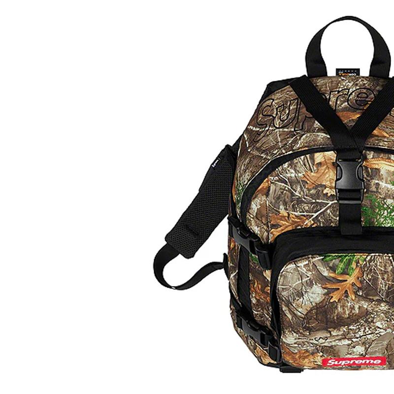 Supreme Nylon Fabric Travel Bag Backpack Unisex Multicolor SUP-FW19-014