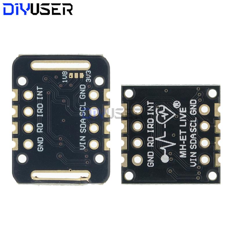 MAX30102 MAX30100 Датчик Пульса и Кислорода в Крови Интерфейс I2C Совместим с Arduino ESP32 Raspberry Pi для DIY Медицинского Монитора