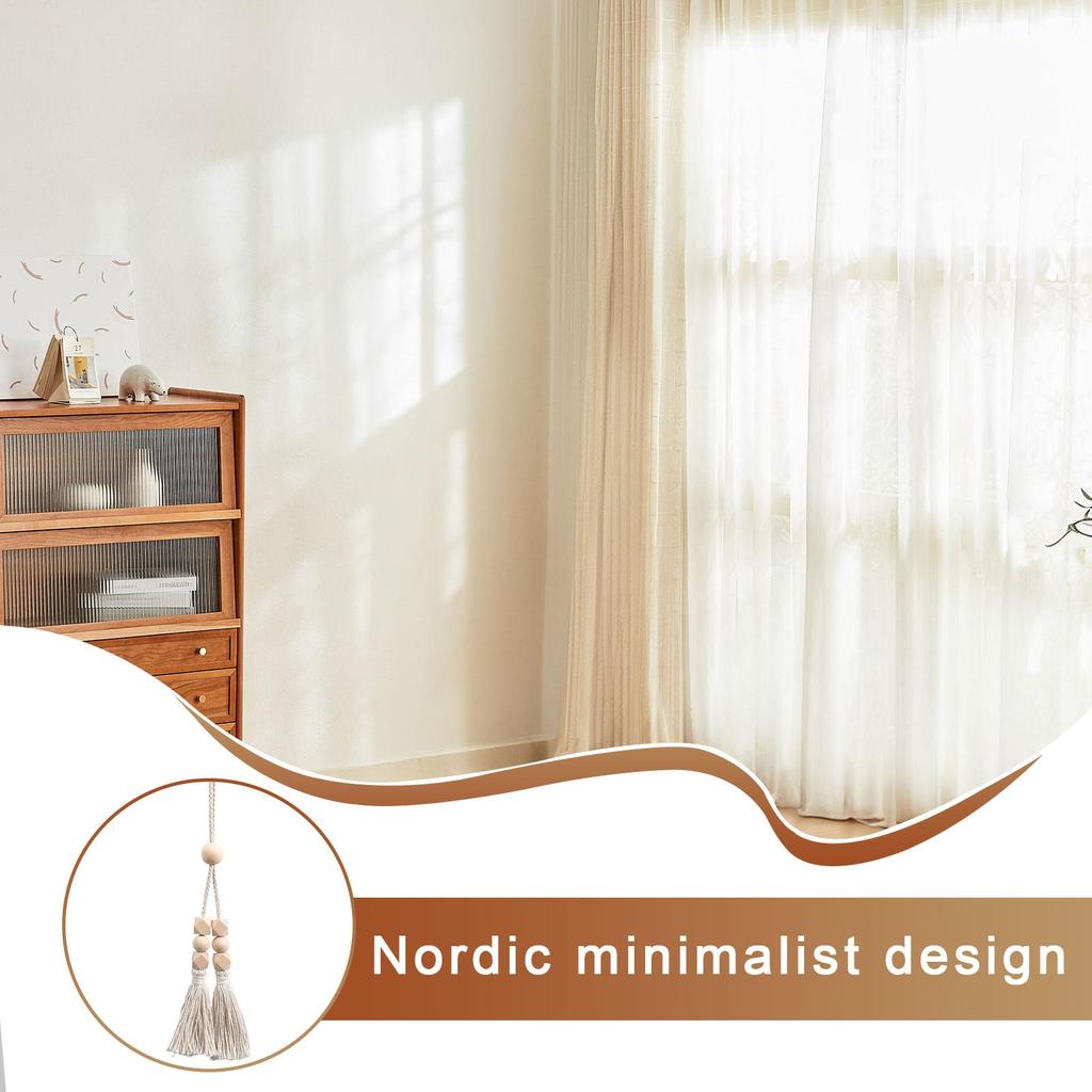 Curtains Holdbacks Handwoven Window Holdbacks With Tassel Curtains Tieback Hold For Window For Bedroom Bathroom Kitchen Living