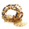 [N1527] - Brown Amber 'Sissi' Bracelet (4 Rows)