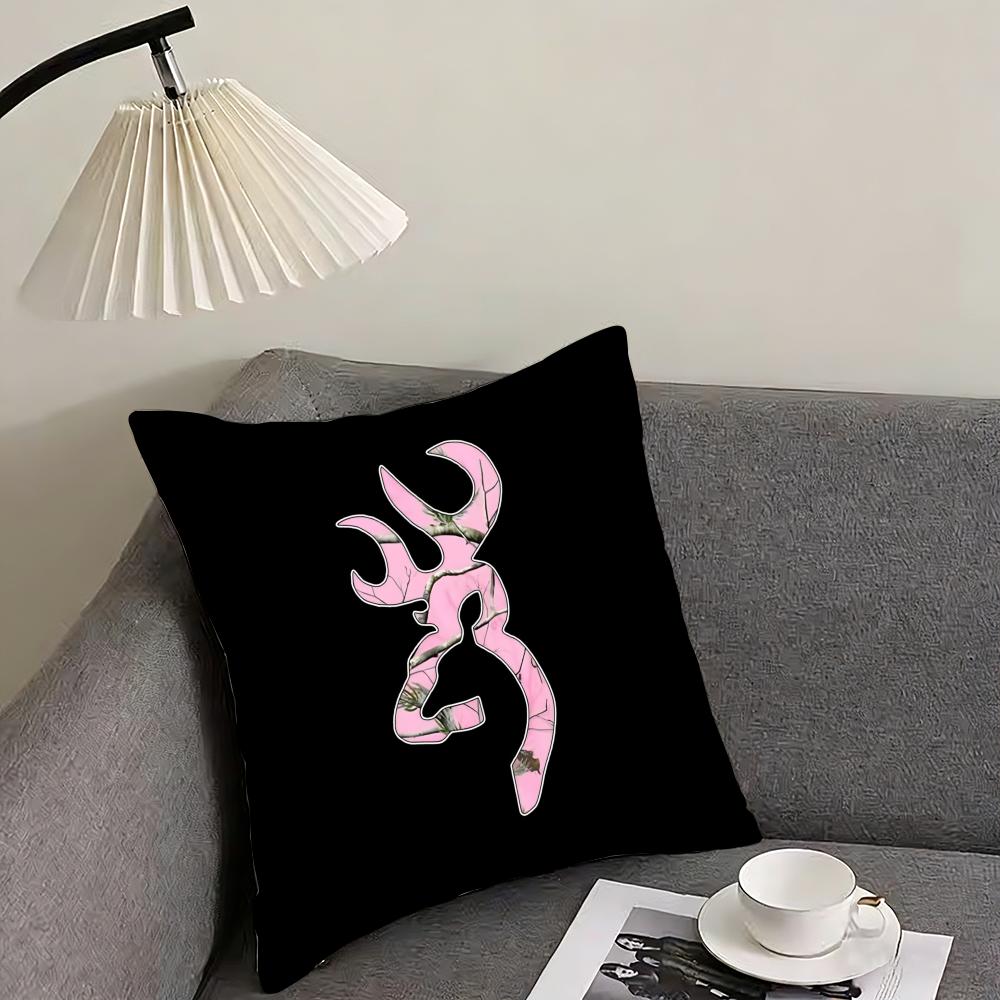 Cool BBrowningG Cushion Cover Pillowcase Ultra Soft Skin Friendly Fabric Cloud Like Comfort Concealed Zipper
