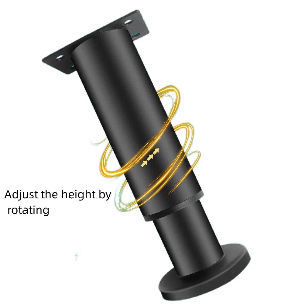 1 шт., телескопические регулируемые опорные ножки для кровати, высокое качество, квадратная офисная мебель, удлиненные ножки стула, металлические ножки для дивана