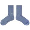 SNOOZY Sea Dinosaur Embroidered Socks (Cornflower Blue)