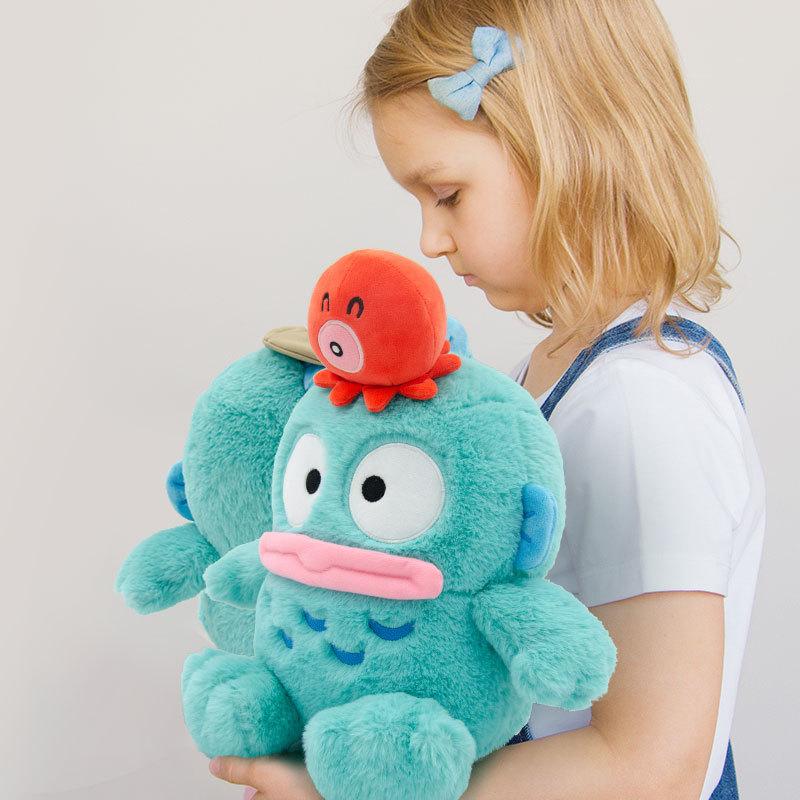 100% Оригинальная мультяшная плюшевая игрушка Sanrio Hangyodon, плюшевые куклы Hanton, декоративная подушка, подарок на день рождения, для детей, друзей, Хэллоуина