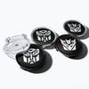 4pcs Transformers Logo Emblem Car Wheel Center Caps O.D 75MM 70MM Wheels Hub Cap Rim Hubcaps Dust Cover Replace Car Accessories