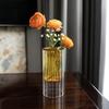 1 шт. Современный настольный декор Скандинавская полосатая ваза из цветного стекла Скандинавский домашний декор Стеклянная ваза для цветов ручной работы M/L