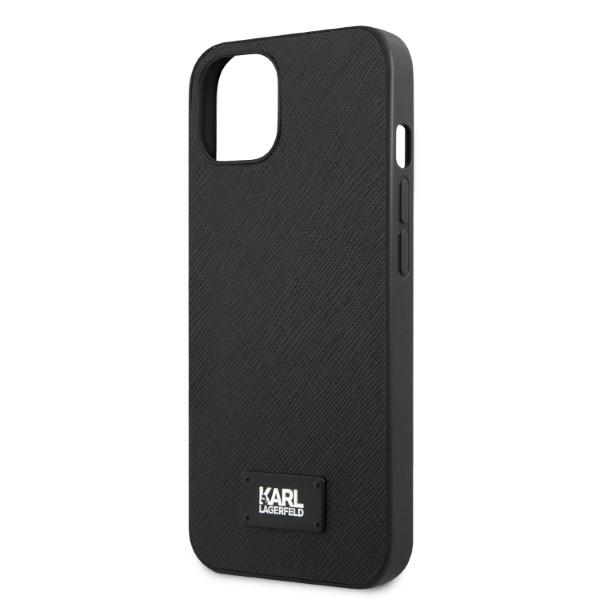 Etui do iPhone 13 mini Karl Lagerfeld Saffiano Czarne