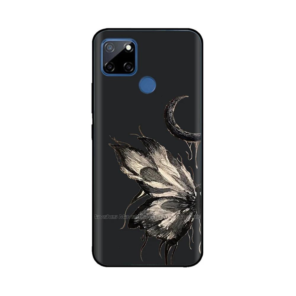 Чехол для Realme C12 C25 C25s Realme 7i Global Чехол Милый Мягкий Силикон ТПУ Задняя Крышка Realme7i RMX2193 Защитный Чехол Fundas