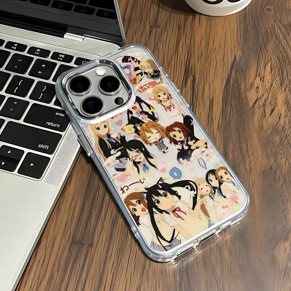Аниме Y2k K-K-ON Милый чехол для телефона для Xiaomi Mi 15 14T 14 12T 11T 11 Lite Poco M7 X7 X6 F5 F6 X5 X4 GT Pro 4G 5G Прозрачный Мягкий