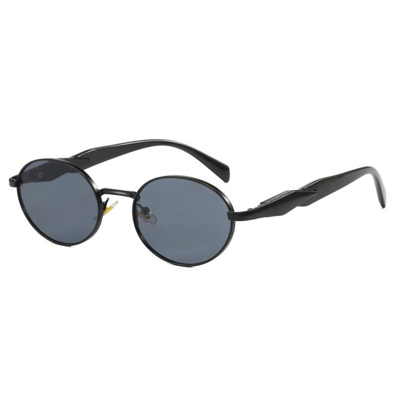 Солнцезащитные очки с металлической круглой оправой, усовершенствованные солнцезащитные очки, персонализированные солнцезащитные очки
