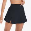 Новая европейская и американская юбка для йоги с высокой талией, дышащая мини-юбка для бега, фитнеса, тенниса, спортивная юбка с защитой от просвечивания