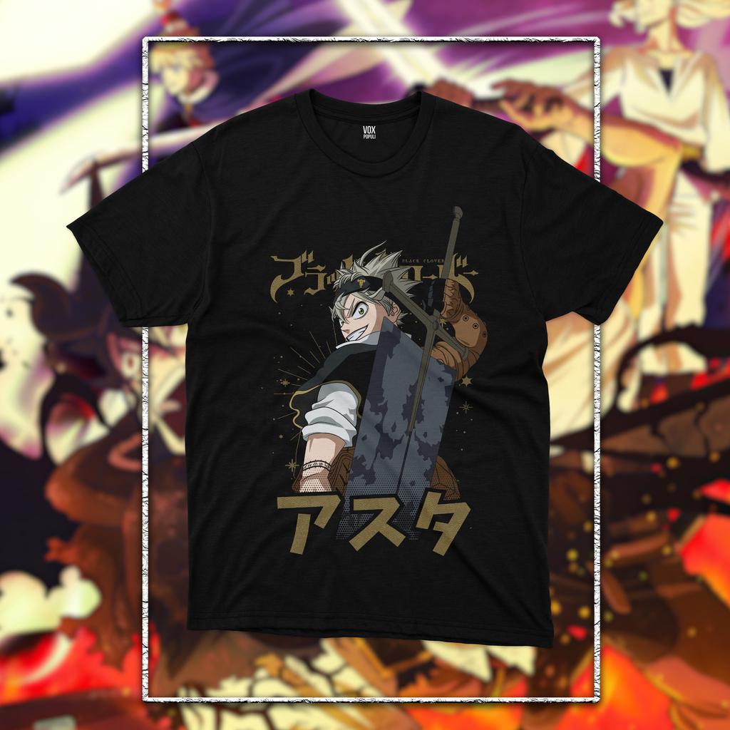 BLACK CLOVER T-shirts Men Women Oversized Y2k Short Sleeve Anime Fan Gift Shirt Graphic Tops Women Men Oversized Clothes Tees