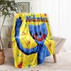 Custom Name Huggy Wuggy Theme Printed Blanket - Perfect for Couch, Bed, Travel & Outdoor Use | Machine Washable, Cozy & Durable.