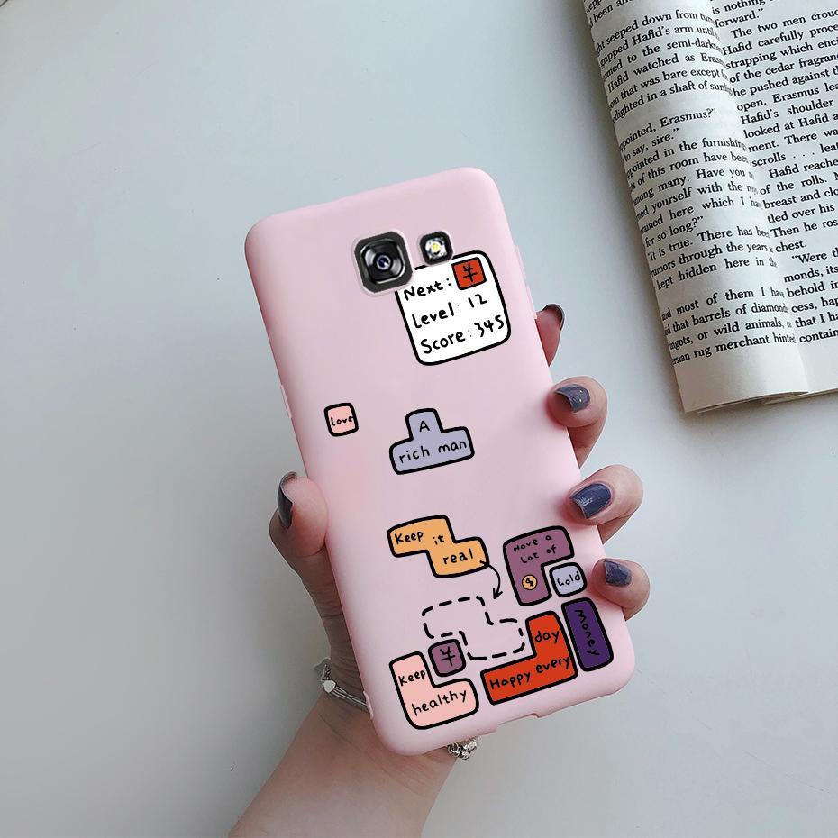 case For Samsung Galaxy A7 2017 Case Cute Painted silicon soft tpu phone back Cover Bumper For Samsung A7 2017 A720 A720f Cases