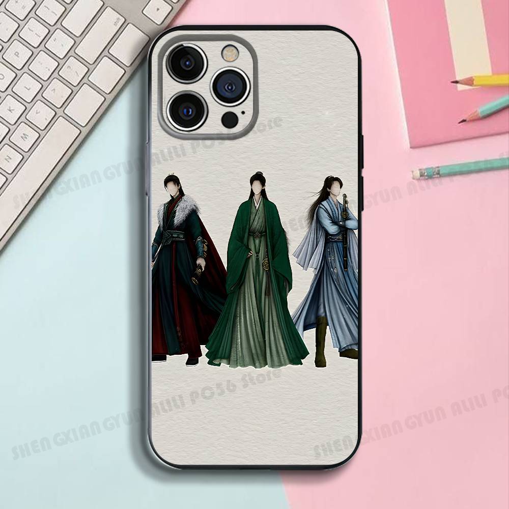Чехол для телефона с изображением Ли Ляньхуа, Черный матовый, Для iPhone 17,16,15,14,13,12,13,12 Pro Max Plus XS, Силиконовый, Мягкая задняя крышка