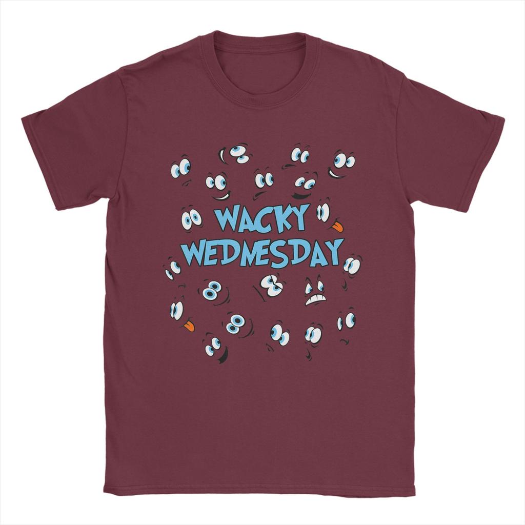 Creative Wacky Wednesday Spirit Week Party Day TShirt Unisex Crew Neck Pure Cotton T Shirts Short Sleeve Tees Plus Size Clothing