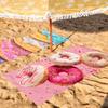 Pink Donut Towel Quick Drying Beach Towels Are Suitable For Swimming Pools Camping Yoga And The Gym