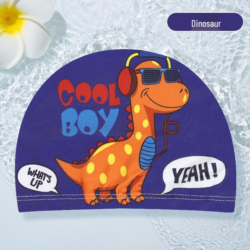 Children's Cartoon Ear-Protective Swim Cap - Cute, Comfy, and Secure for Boys and Girls