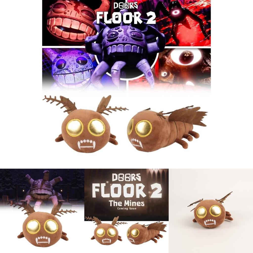 Мягкая и приятная на ощупь плюшевая игрушка Doors Floor 2 Game Edition Страшная моль Коллекционная фигурка
