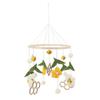 Baby Crib Mobiles Toys Bee Flower Nursery Decor Soothe Toy Hanging Decoration Soft Crib Mobile for I