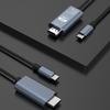 Кабель Type-C на HDMI для воспроизведения изображения высокой четкости, штекер, высокоскоростная передача без задержек, 4K