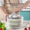 Vegetables Salad Spinner Lettuce Leaf Vegetable Dehydrator Multifunctional Vegetable Washer Salad Vegetable Dryer Mixer