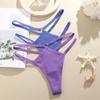 Cotton Panty for Women Pure Color T-back Sexy Brief Female Strap Design G-string Low Waist Woman Underpant