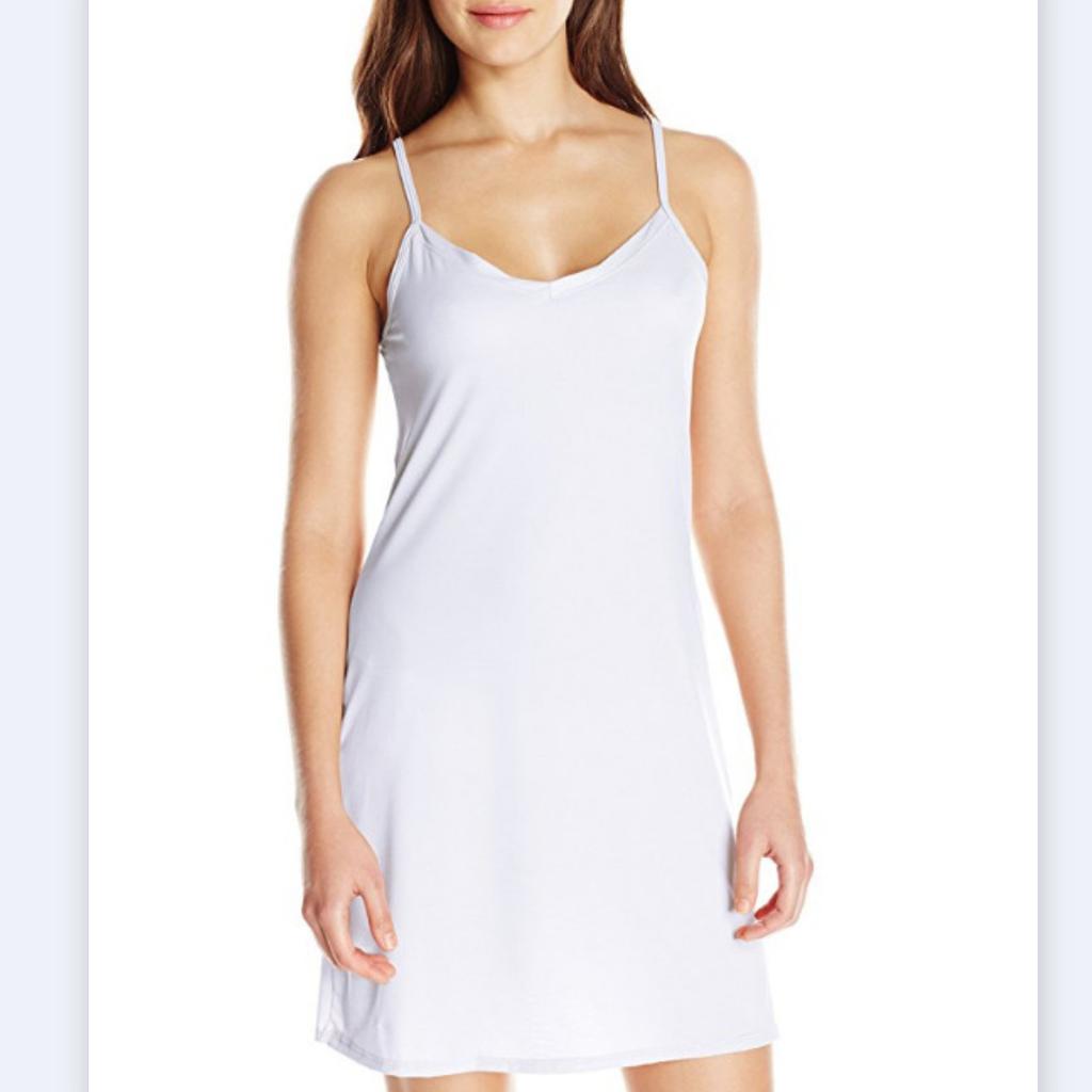 Summer Strap Bottoming Dress Tank Sleeveless Slips Underdress Inner