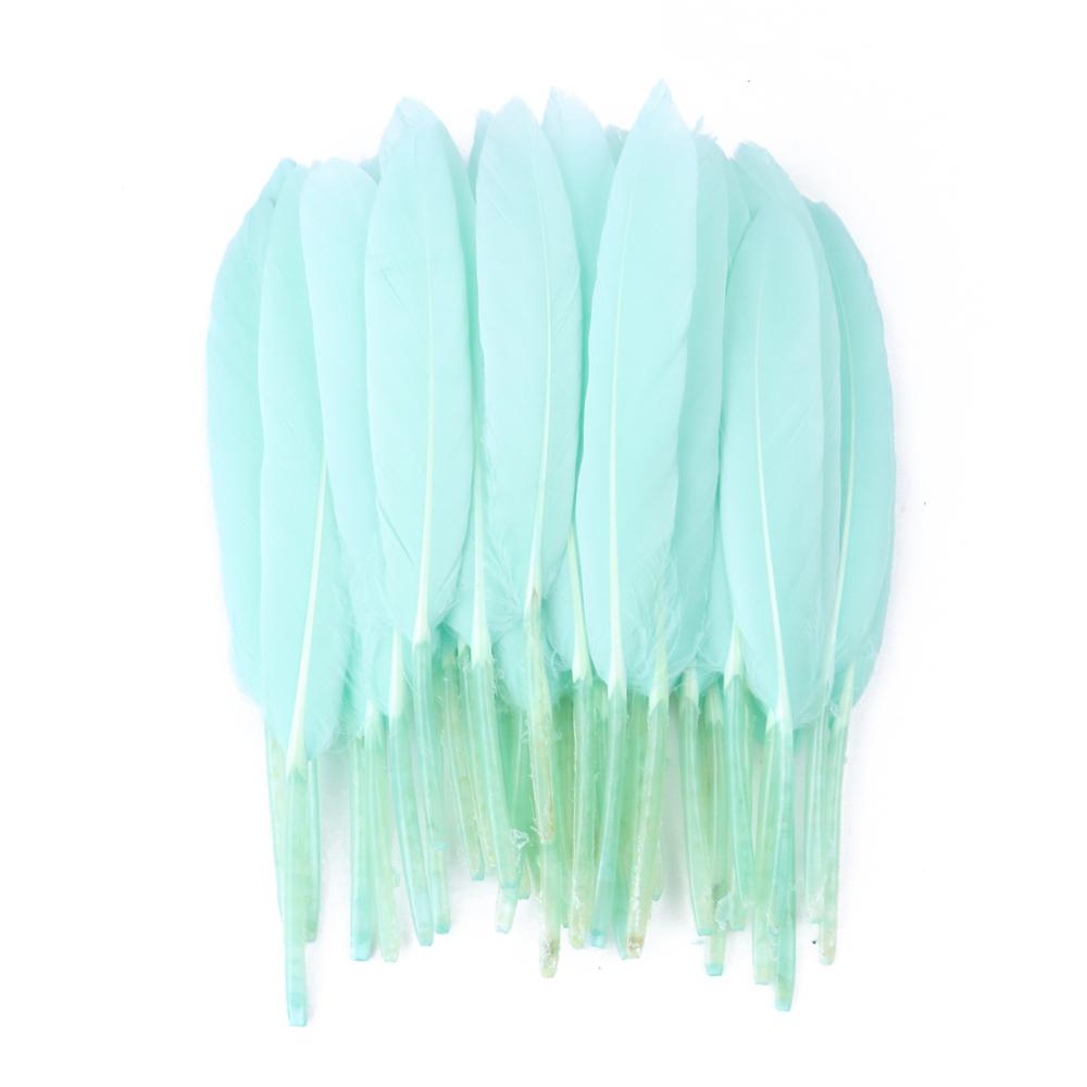 Colored Natural Goose Feather 4-6inch Bulk Feathers for Craft Jewelry Headress Wedding Party Carnival Plume Decoration