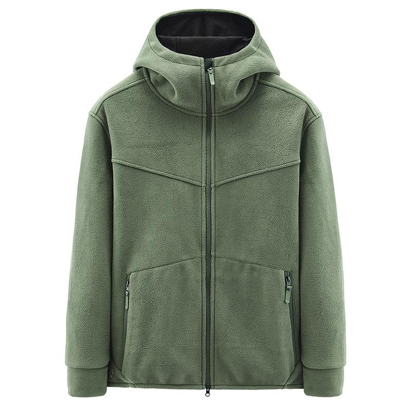 Jacket Men's Large Size Hooded Top Big Pocket Jacket Internet Celebrity Trendy Sports and Casual Clothes