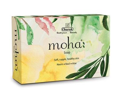 Моха: мыло с Нимом, Базиликом и Алоэ вера (100 г), Moha Soap,