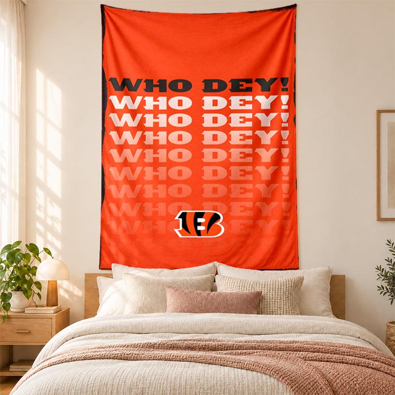 Cincinnati Bengals Tapestry highquality for decorating living room bedroom dorm walls ideal as bedroom wallart orholiday gift