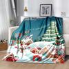 1Pc Christmas Village Night Blanket Soft And Comfortable Casual Warm Camping Travel Christmas Halloween Gift M921293