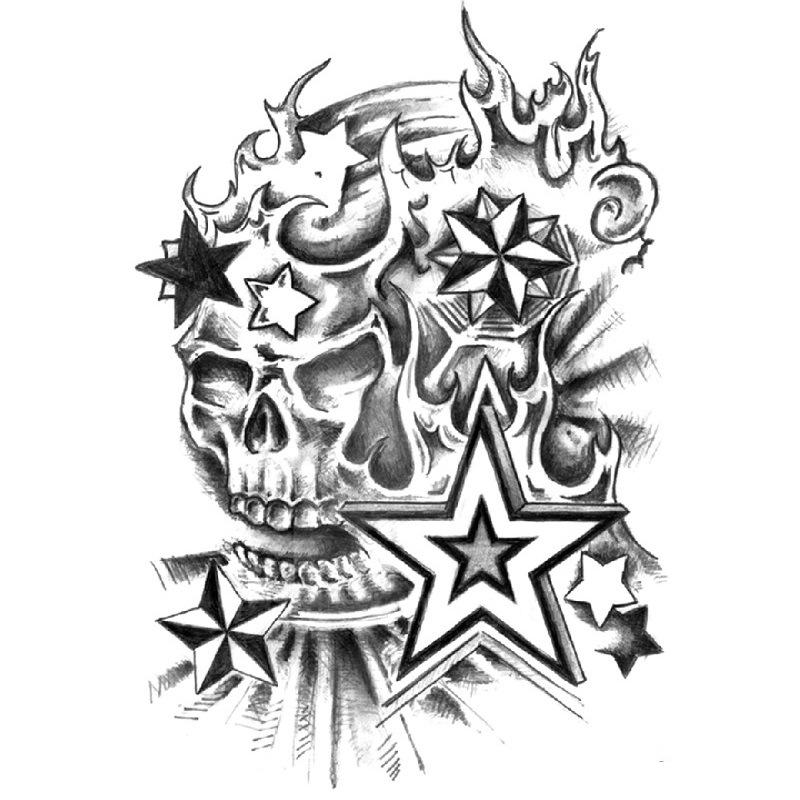 Наклейка на татуировку на руку с цветком, крылья ангела, череп, ветер, набор для переноса на воду, водонепроницаемая наклейка на татуировку