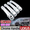 For Lexus GX460 2010 - 2017 Luxurious Chrome Handle Cover Trim Set GX J150 2011 2012 2013 2014 2015 2016 Accessories Car