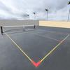 1 Set Ball Court Lines Marker Kit Sports Field Boundary Throw Down Markers Create Your Own Mini Pickleball Tennis Court Limit Marking Set