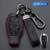 Genuine Leather Car Key Case for Mercedes Benz E C G M R S Class W204 W212 W176 GLC CLA GLA AMG Cover Keychain Car Accessories