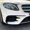 Для Mercedes Benz E-Class W213 AMG LINE 4-ДВЕРНЫЙ 2016-2020 Автомобильный Передний Бампер Губа Сплиттер Спойлер Накладка на Противотуманную Фару Тюнинг