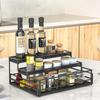 Racks Steel Storage Shelf Spice Jar Drawer Organizer Kitchen Spice Organizer Rack for Cabinet
