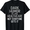 Винтажный ЧЕРНЫЙ ЮМОР Как Здравоохранение Смешной Комик Кляп Папа Футболка