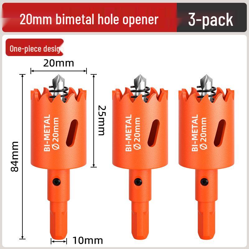Биметаллическая коронка для деревообработки: Сверло для дерева, гипсокартона, металла, пластика и ПВХ - 75 мм расширитель отверстий для точечных светильников.