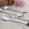 Stainless Steel Cute Animals Tableware Cat Dessert Spoon Tea Spoons Stirring Tool Coffee Stirrer
