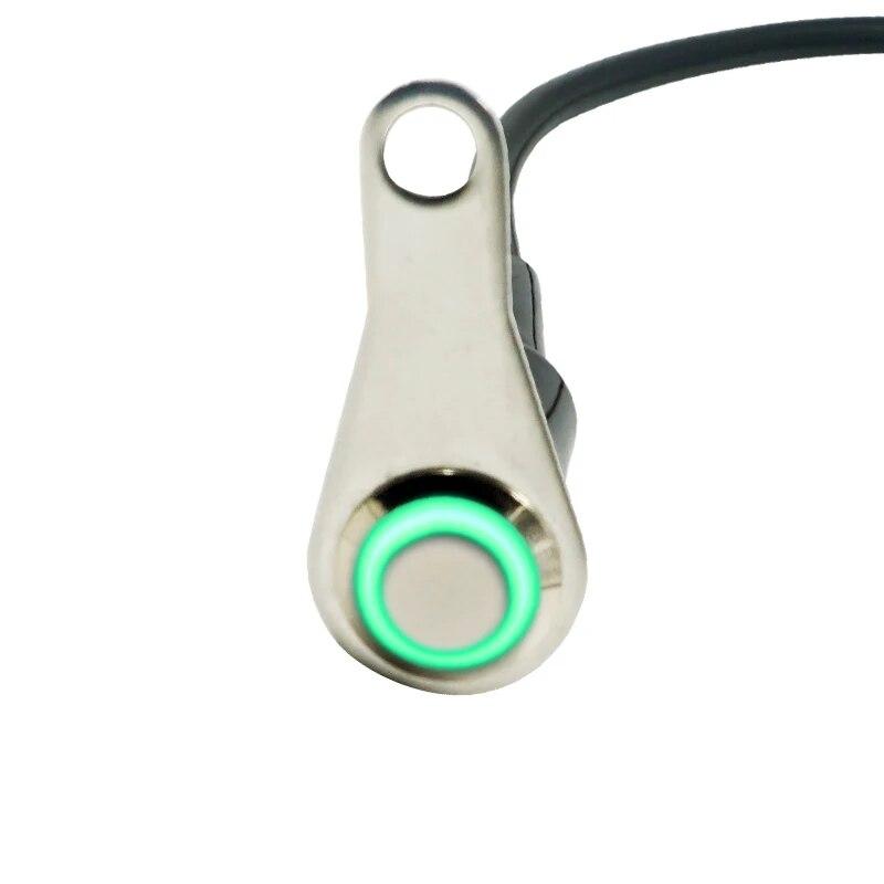 DC12V из нержавеющей стали, переключатель включения-выключения мотоцикла на руле, регулируемое крепление, водонепроницаемые переключатели, кнопка, светодиодная водонепроницаемая фара