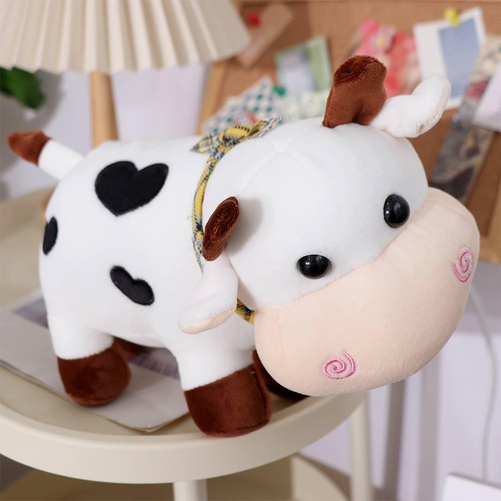 Smile Cow Cotton Soft Stuffed Toy Cow Plush Toy Bull Plush Doll Cattle Plush Toy Animal Plush Doll