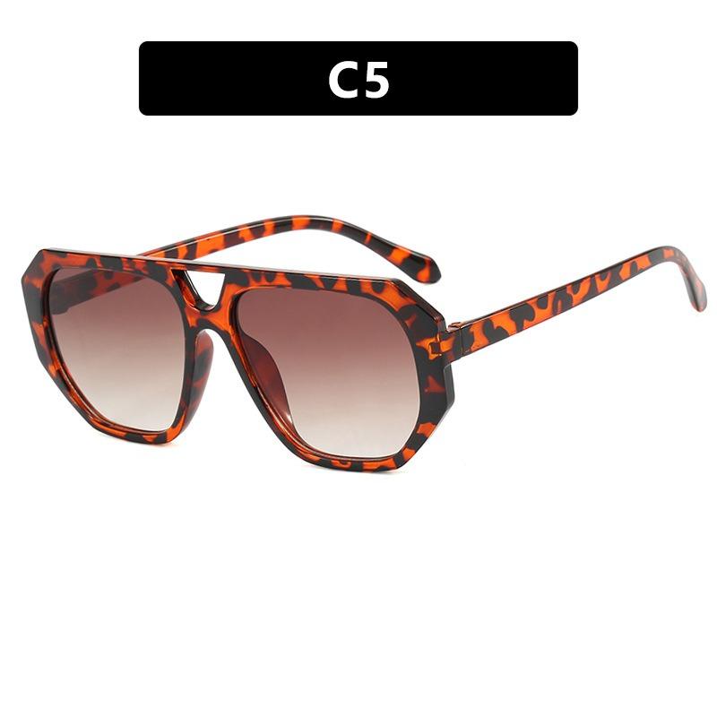 Новые винтажные квадратные солнцезащитные очки с защитой от УФ-лучей, женские, дизайнерские, в стиле ретро, леопардовые, мужские, зеркальные, модные, для улицы