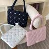 Embroidered Bow Business Briefcases Large Capacity Laptop Bag Document Tote Bolsas Commute