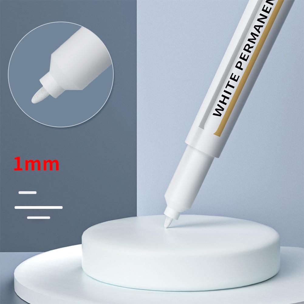 Белые, черные, красные маркеры 1,0 мм, масляная водостойкая ручка для краски для шерсти, холста, шин, стекла, камня, металла, маркеры для рисования граффити, канцелярские принадлежности