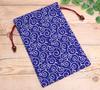 Kyosuke Goshuincho stamp approximately x 18 polka dot arabesque navy traditional Japanese large size Japanese-made (temple/shrine book)